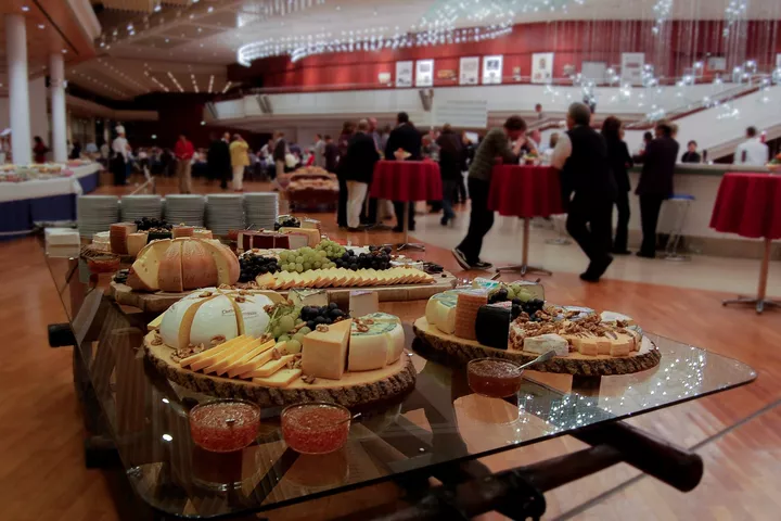 .International Cheese Display..